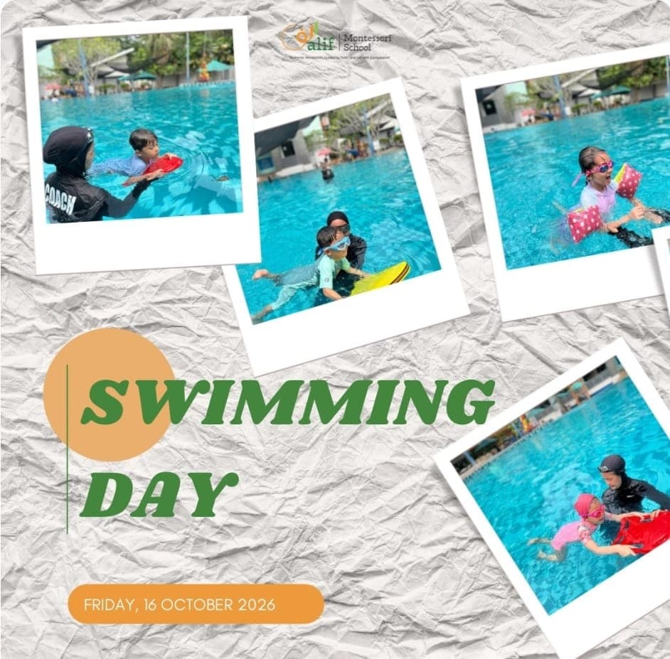 Swimming Day Alif Montessori School: Belajar dan Bermain di Air
